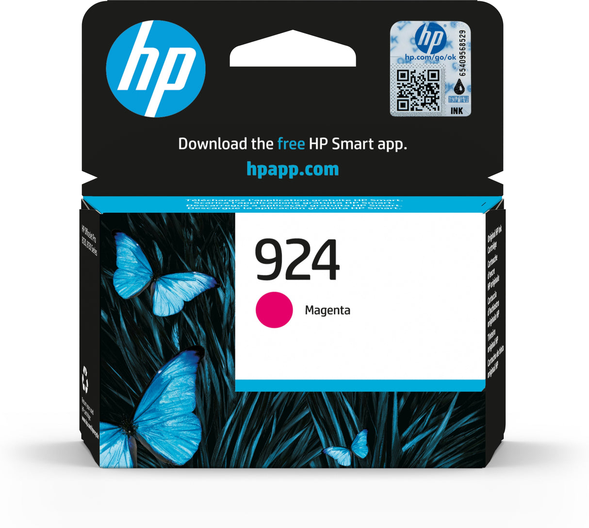 EAN 0196786147357 - HP 924 Magenta Original Ink Cartridge cartucho de tinta 1 pieza(s) Rendimiento estándar imagen 1