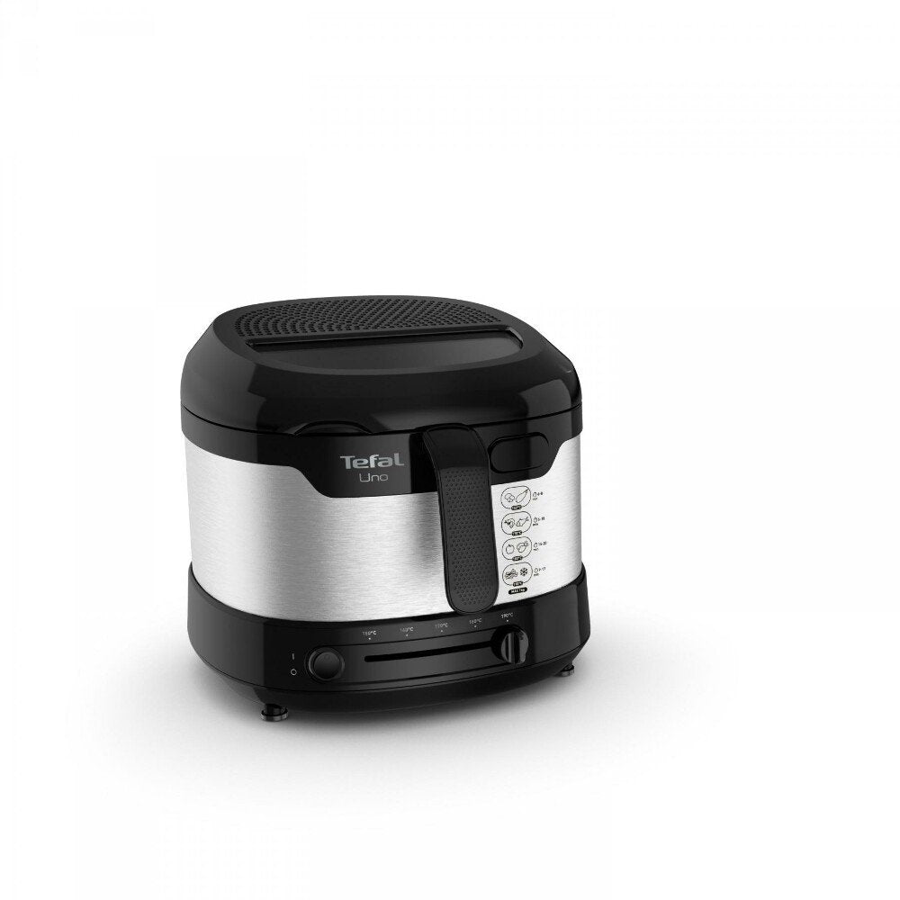 Tefal Ff215d Freidora Sencillo Negro, Acero Inoxidable Independiente 1600 W