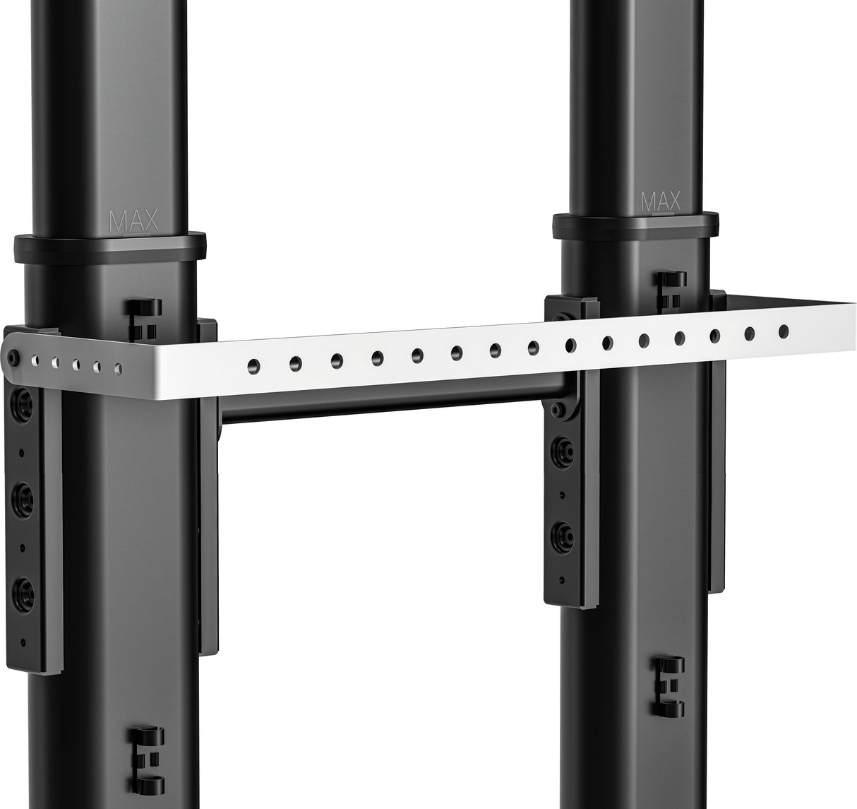 Vision X-Series Vfm-F26w Base Altura Ajustable Para Pantalla Plana 80kg Acero Negro Arenado Tamaño De Pantalla: 55"-100" Montable De Suelo A Pared