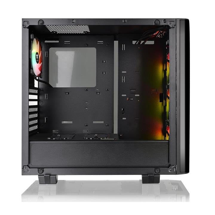 Caja Pc Thermaltake View 21 Tg Rgb Plus Midi Tower Negro