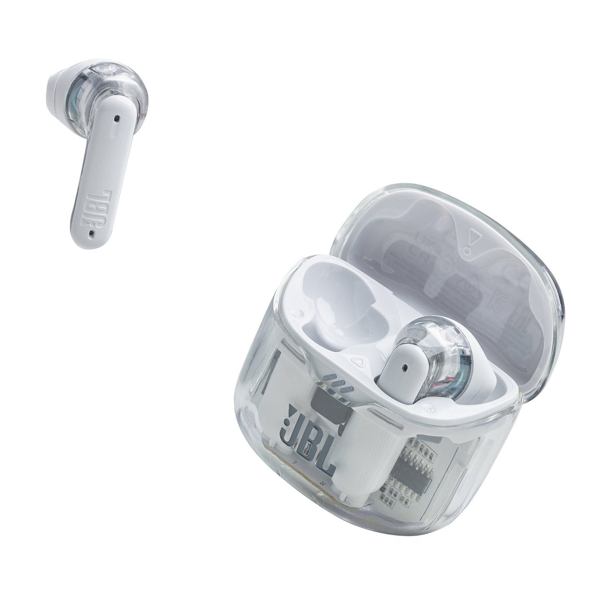 Auriculares Jbl Tune Flex Ghost Edition Blanco Bluetooth
