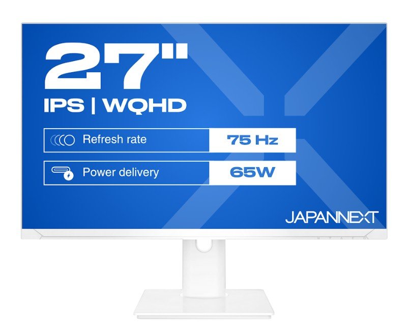 EAN 4589511175873 - JAPANNEXT JN-IPS270WQHD75F-C65W-HSP-W pantalla para PC 68,6 cm (27") 2560 x 1440 Pixeles Quad HD LED Blan imagen 1