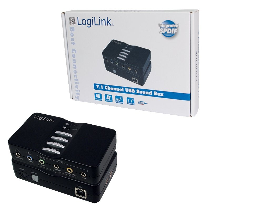 Logilink Tarjeta De Sonido 7.1 Usb Box Ua0099
