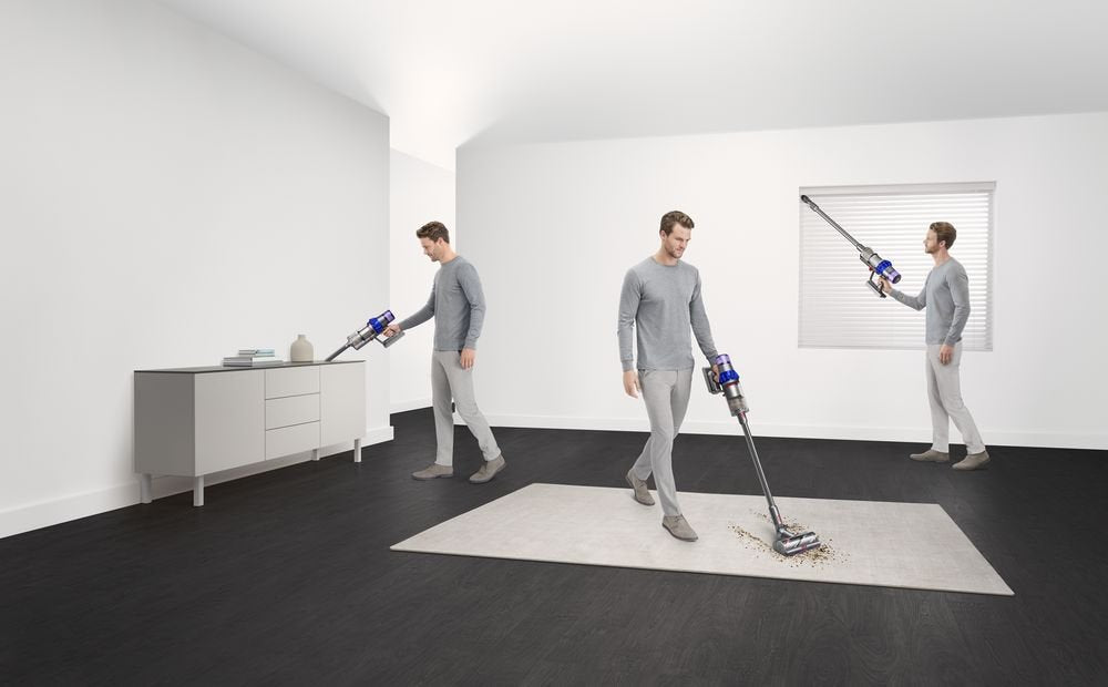 EAN 5025155089750 - Dyson V15 Detect Fluffy Aspiradora escoba 2 en 1 Batería Secar Sin bolsa Azul, Níquel imagen 6