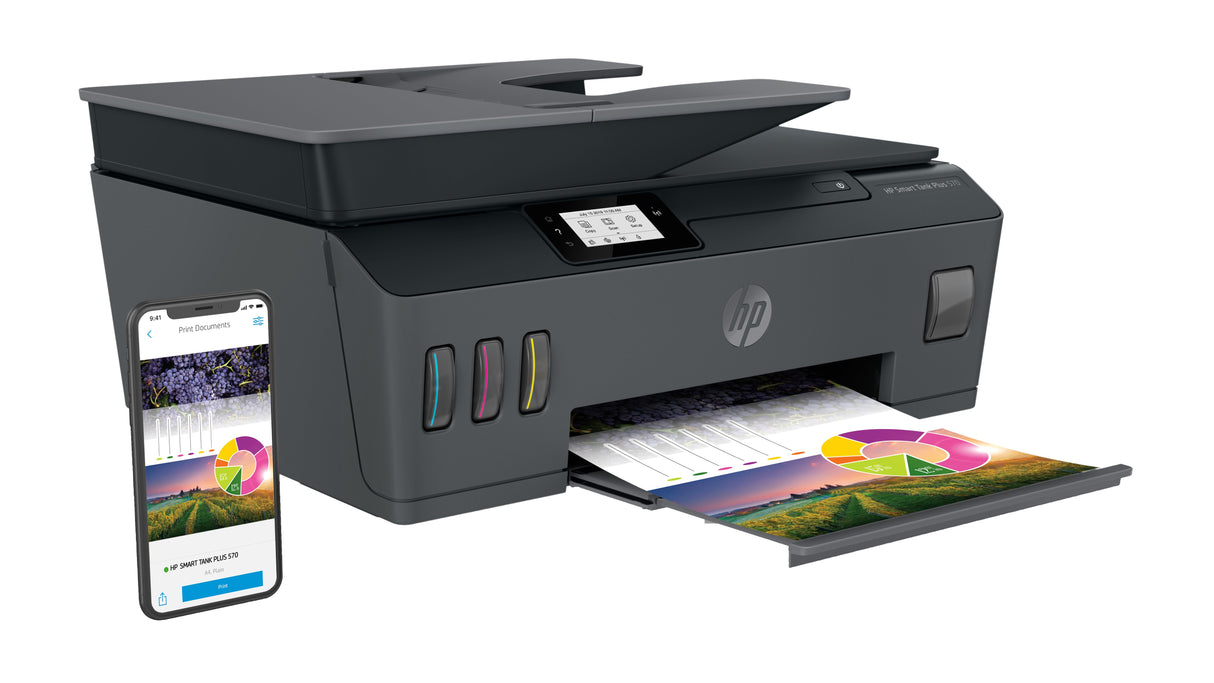 EAN 0193424413348 - HP Smart Tank Plus 570 Wireless All-in-One Inyección de tinta térmica A4 4800 x 1200 DPI 11 ppm imagen 3