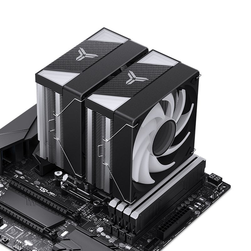 Jonsbo Cr-3000 Cpu-Kühler Dual Tower, Argb - 2x 120 Mm, Negro