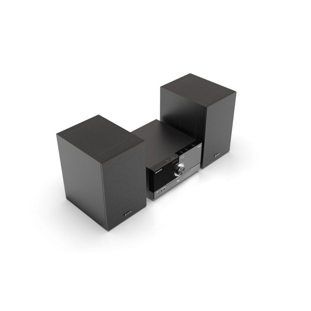 Aiwa Msbtu-600 Black Microcadena 100w Con Altavoces