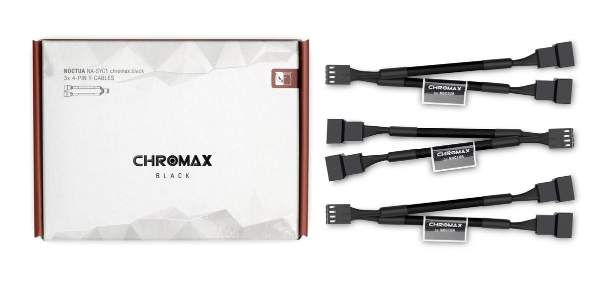EAN 9010018200553 - Noctua NA-SYC1 CHROMAX.BLACK Extensión de cable imagen 1