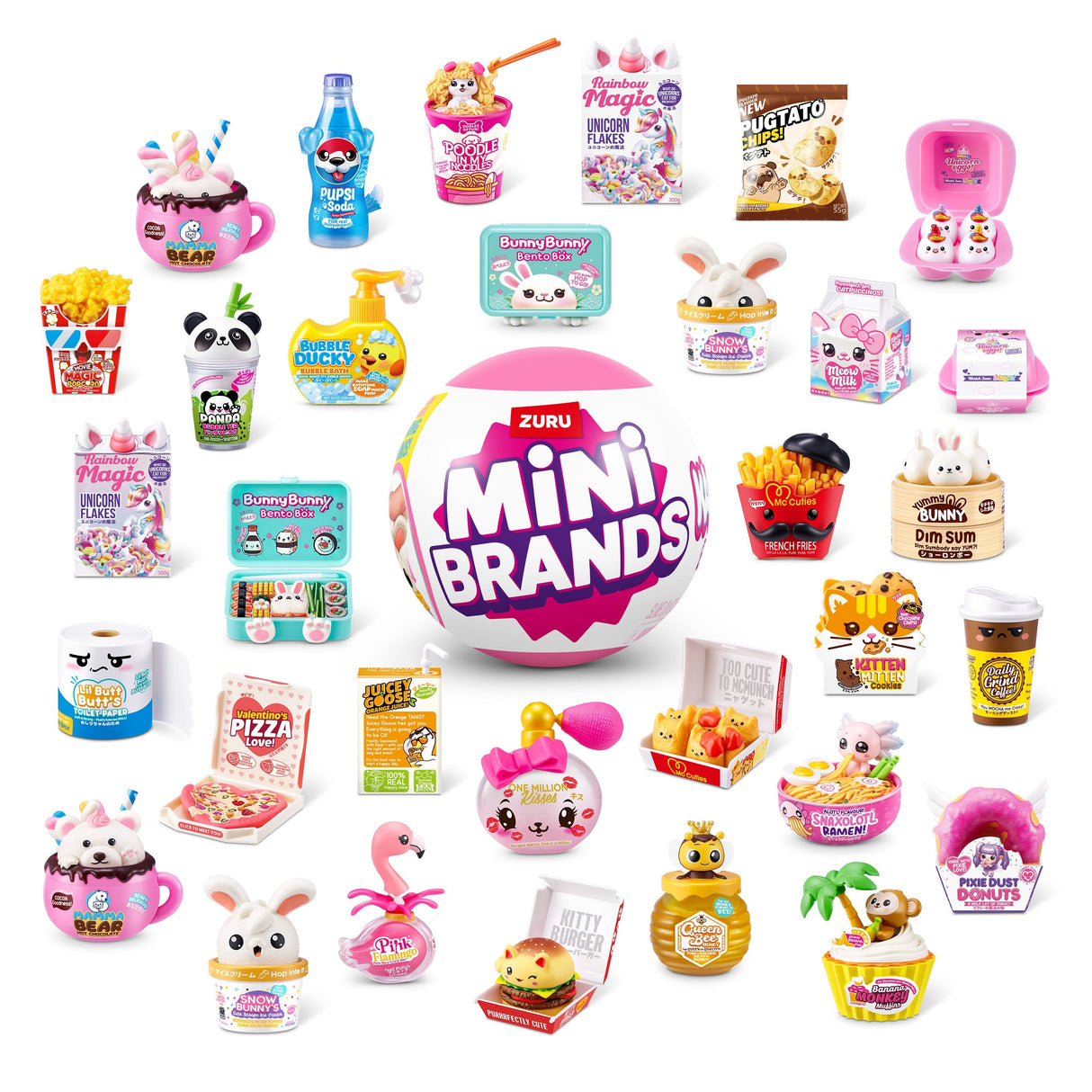 Zuru Mini Brands - Kawaii, Artículo Ordenado De Personajes 77624gq1