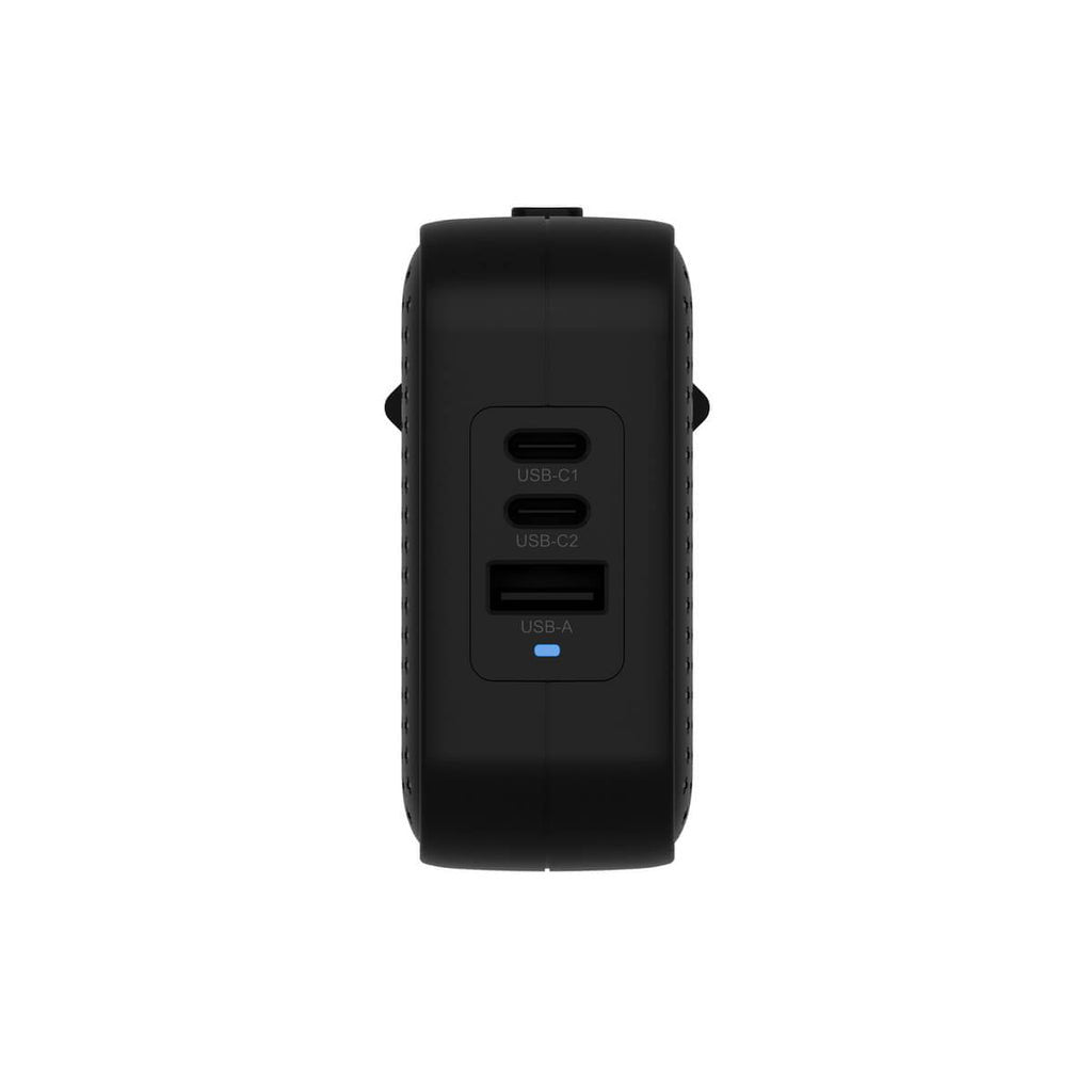 Hyperâ® Hyperjuiceâ® 70w Usb-C Gan Travel Charger (3c+1a) - Black