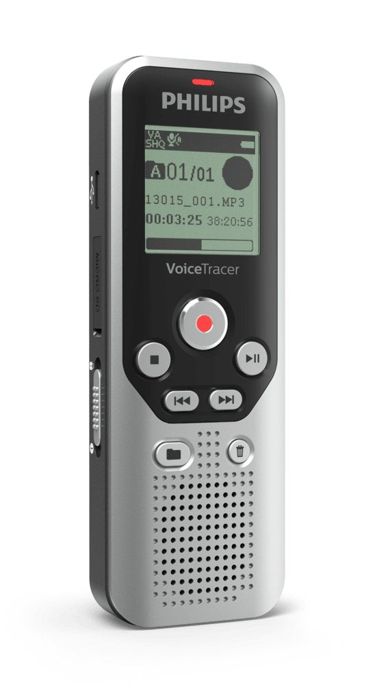 EAN 0855971006328 - Philips DVT1250 dictáfono Memoria interna y tarjeta de memoria Negro, Gris imagen 7