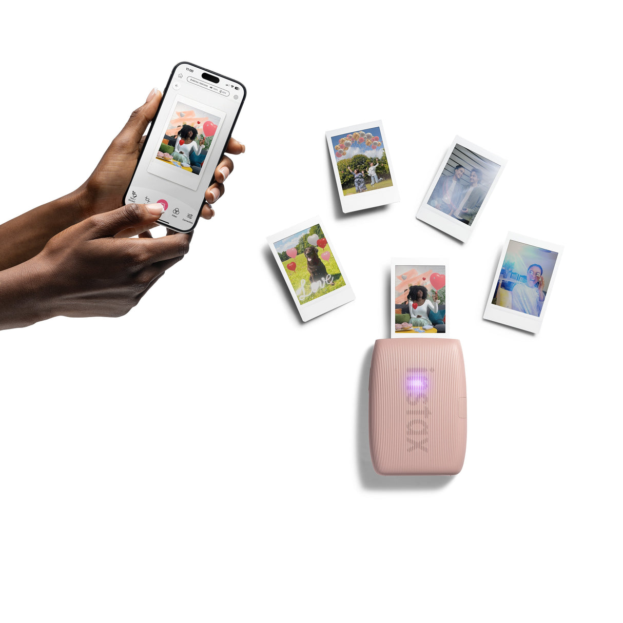 Fujifilm Instax Mini Link 3 Impresora Portatil Instantanea Bluetooth 5.1 - Impresiones En 5,1x7,6cm - Rosa