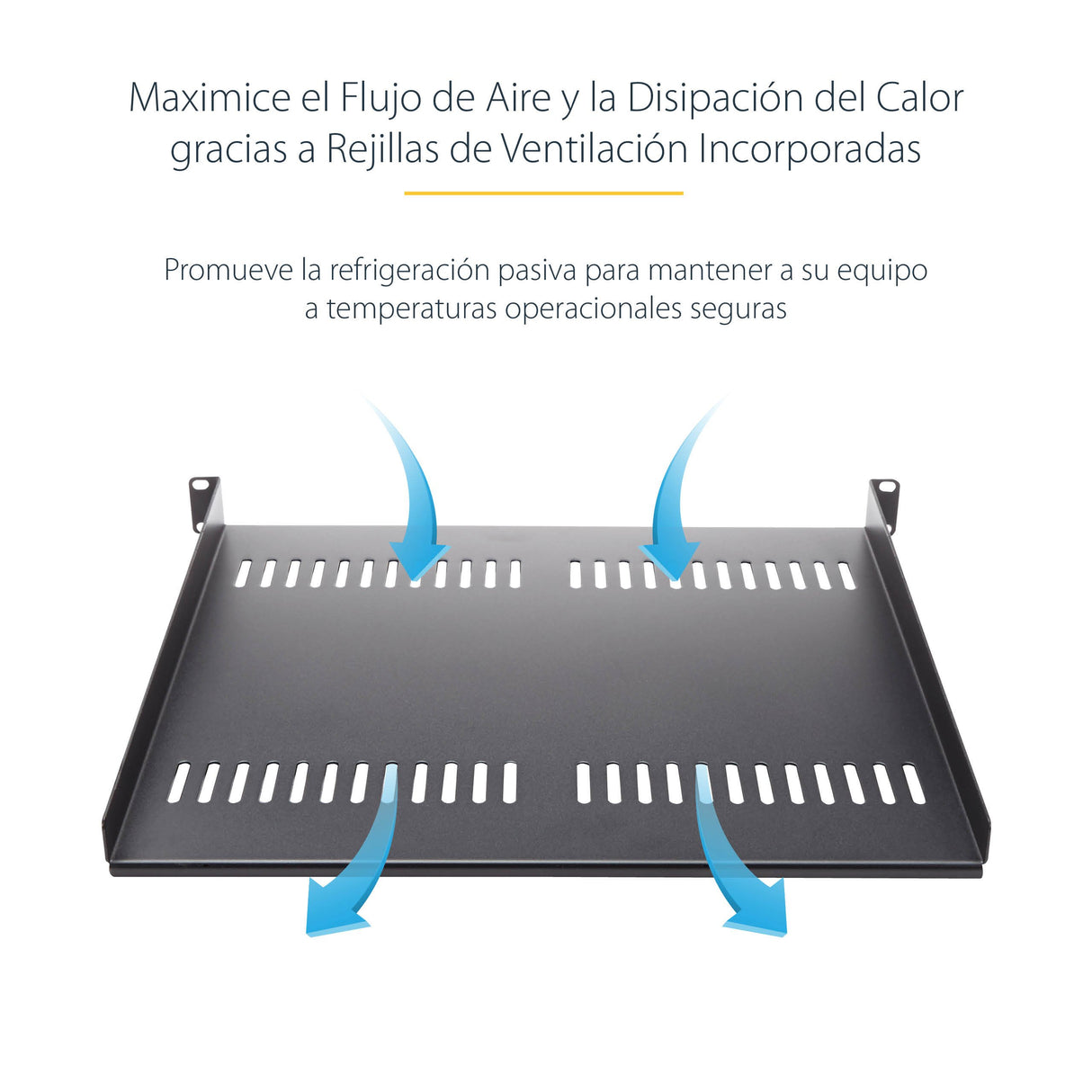 EAN 0065030867306 - StarTech.com CABSHELFV1U accesorio de bastidor Cajón metálico para rack imagen 7