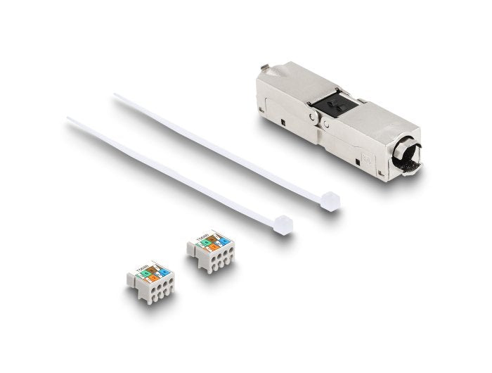 Delock 67045 Cable Conector Lsa A Lsa Cat.6a Ip68 Resistente Al Polvo Y Al Agua Negro