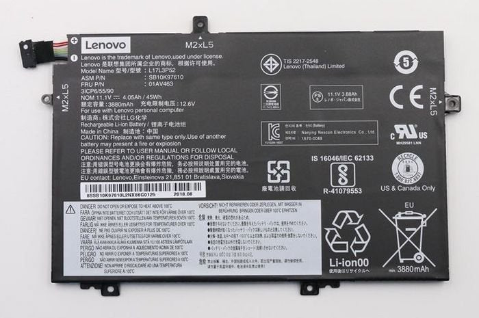 Lenovo 01av463 Refacción Para Laptop Batería