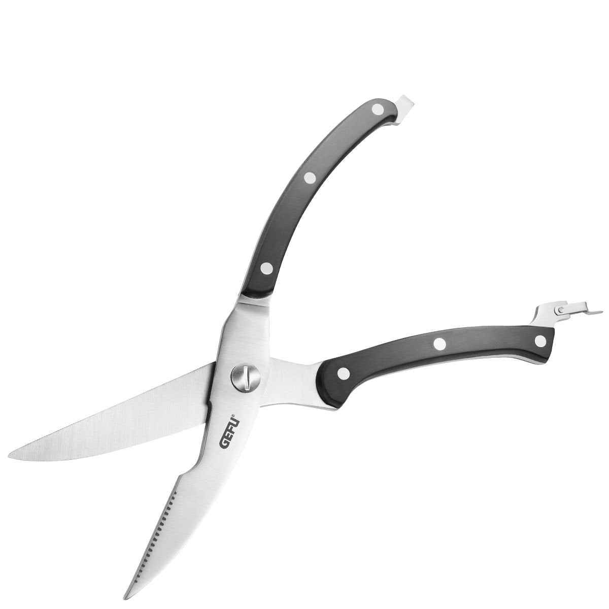 EAN 4006664126205 - GEFU 12620 tijera de cocina 253 mm Negro, Acero inoxidable Aves imagen 2
