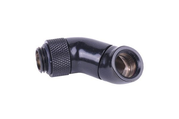 Adaptador De Ángulo Alphacool Hf Doble 45° Dr, Conexión Negro 17060