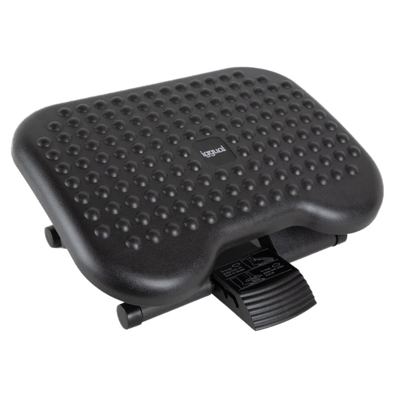 Iggual Rp3 Reposapiés Ajustable Healthy Negro
