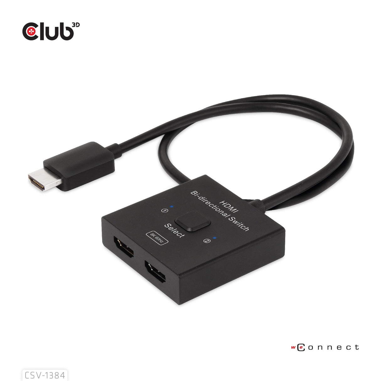 EAN 8719214472832 - CLUB3D CSV-1384 interruptor KVM Negro imagen 2