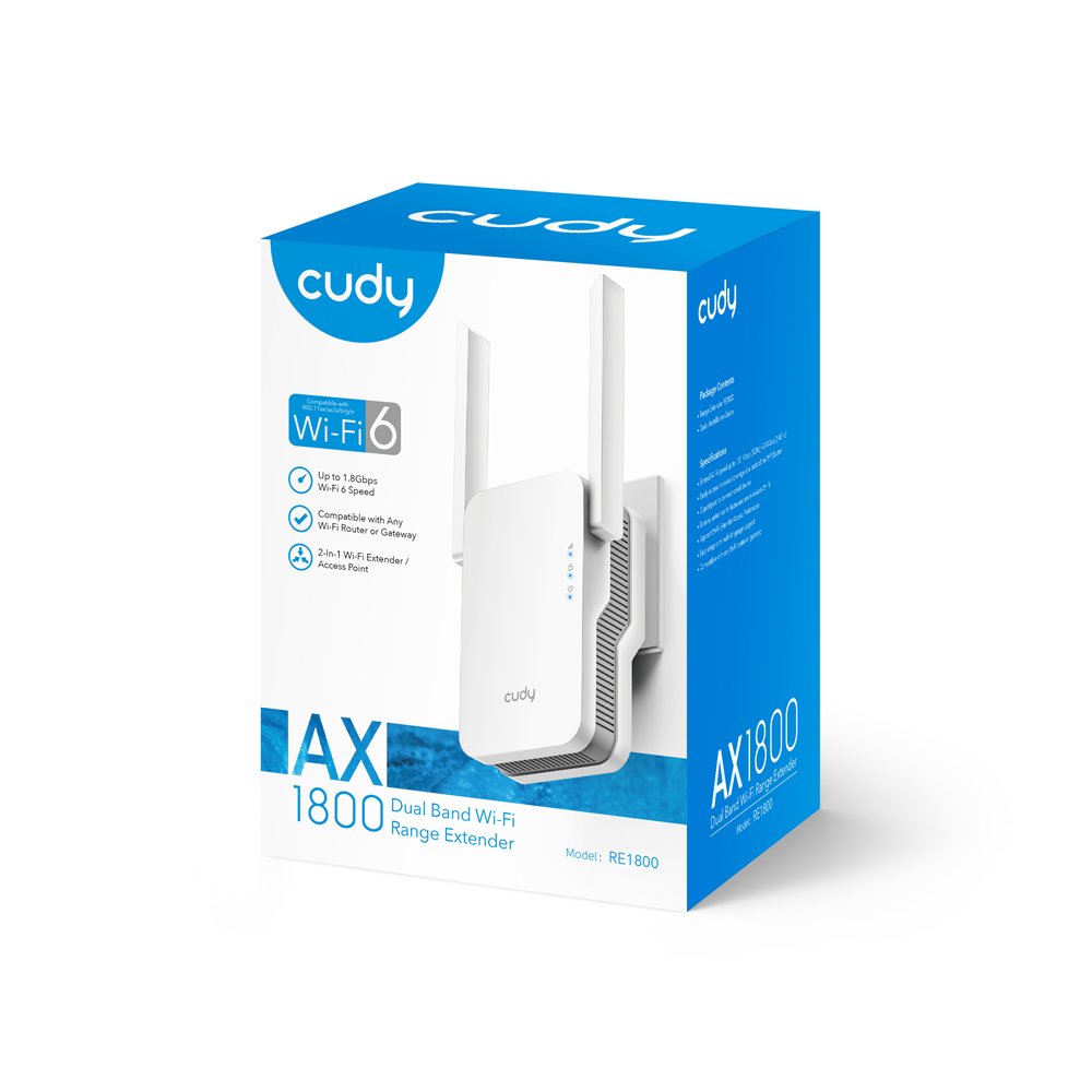 EAN 6971690791872 - Cudy RE1800 amplificador de señal Wi-fi imagen 5