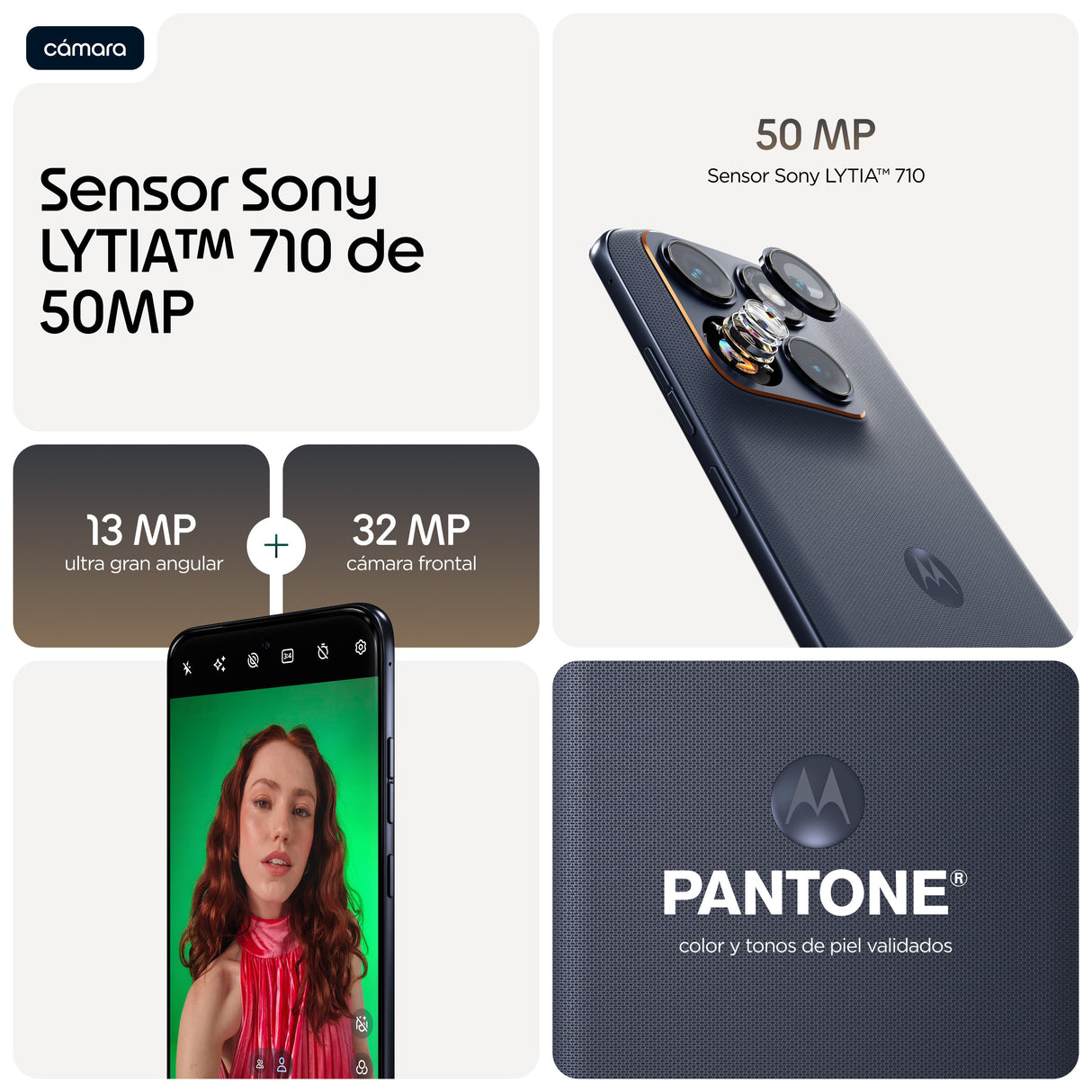EAN 0840493631165 - Motorola edge 70 fusion 17,2 cm (6.78") SIM doble Android 16.0 5G USB Tipo C 8 GB 512 GB 5200 mAh Negro imagen 6
