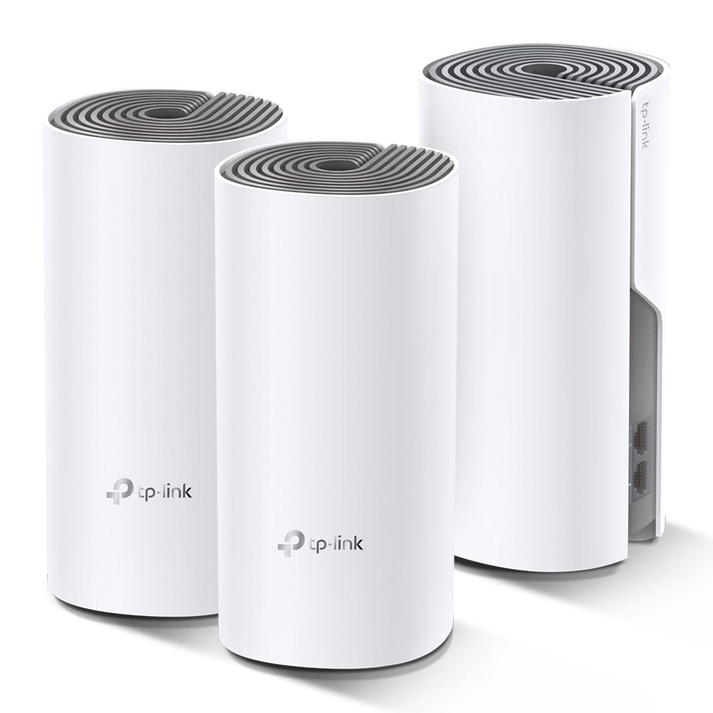 Tp-Link Deco E4 Pack De 3 Puntos De Acceso Wifi Mesh Dual Band Ac1200/2xpuertos 100/10 Mbps