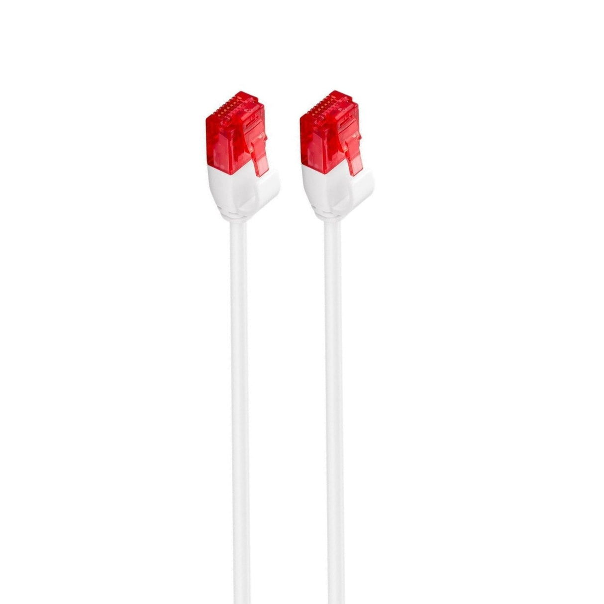 Ewent Cable Red Slim Cat.6 U/Utp Awg30/7, Cu, 0,25mt Blanco Slim Cable De Red Cat.6 U/Utp Slim 0.25 M
