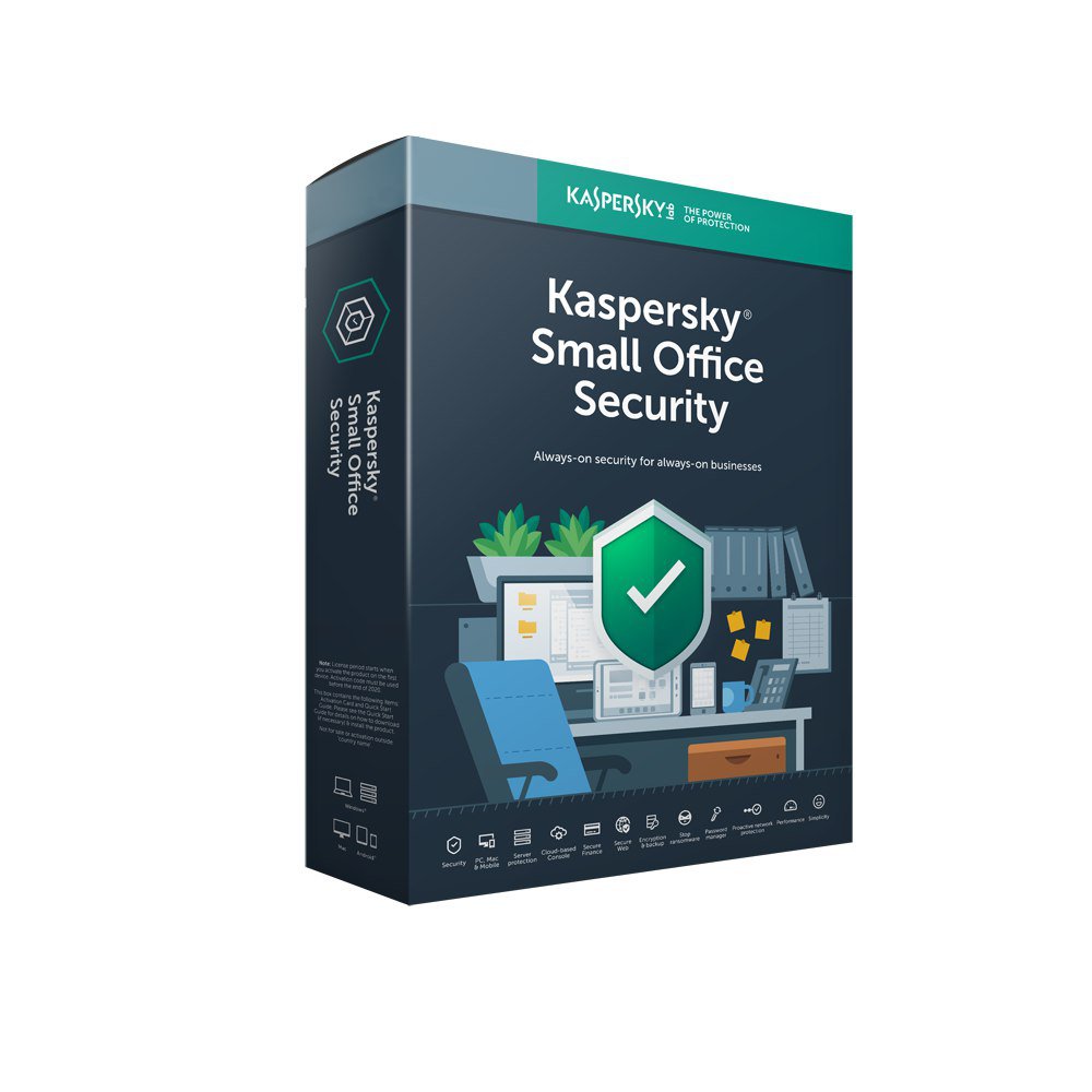 Antivirus Kaspersky Small Office Security 7 5 Dispositivos + 1 Servidor 1 Año