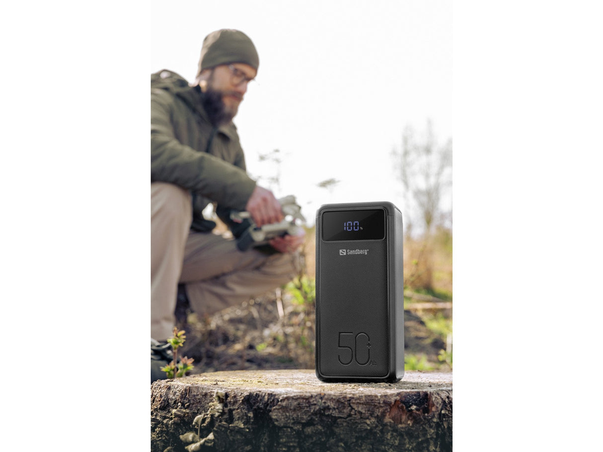 Sandberg 420-75 Powerbank Usb-C 50000 Mah 130w Negro