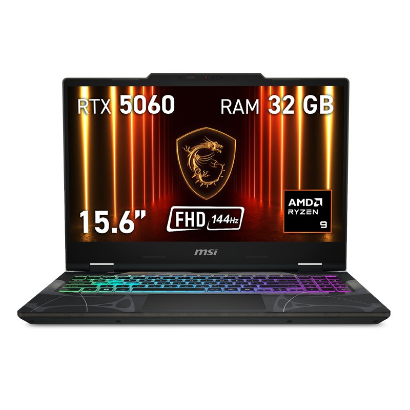 EAN 4711377385213 - MSI Cyborg A15 AI B2HWFKG-072XES AMD Ryzen™ 9 270 Portátil 39,6 cm (15.6") Full HD 32 GB DDR5-SDRAM 1 TB imagen 1