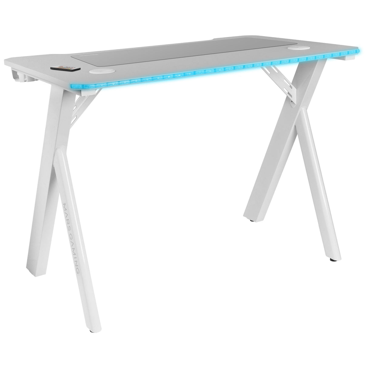 Mesa Gaming Mars Gaming Mgd100rgb 100 X 60 X 74cm Blanca