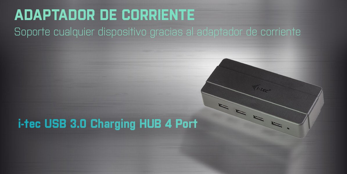 I-Tec Usb 3.0 Charging Hub 4 Port + Power Adapter