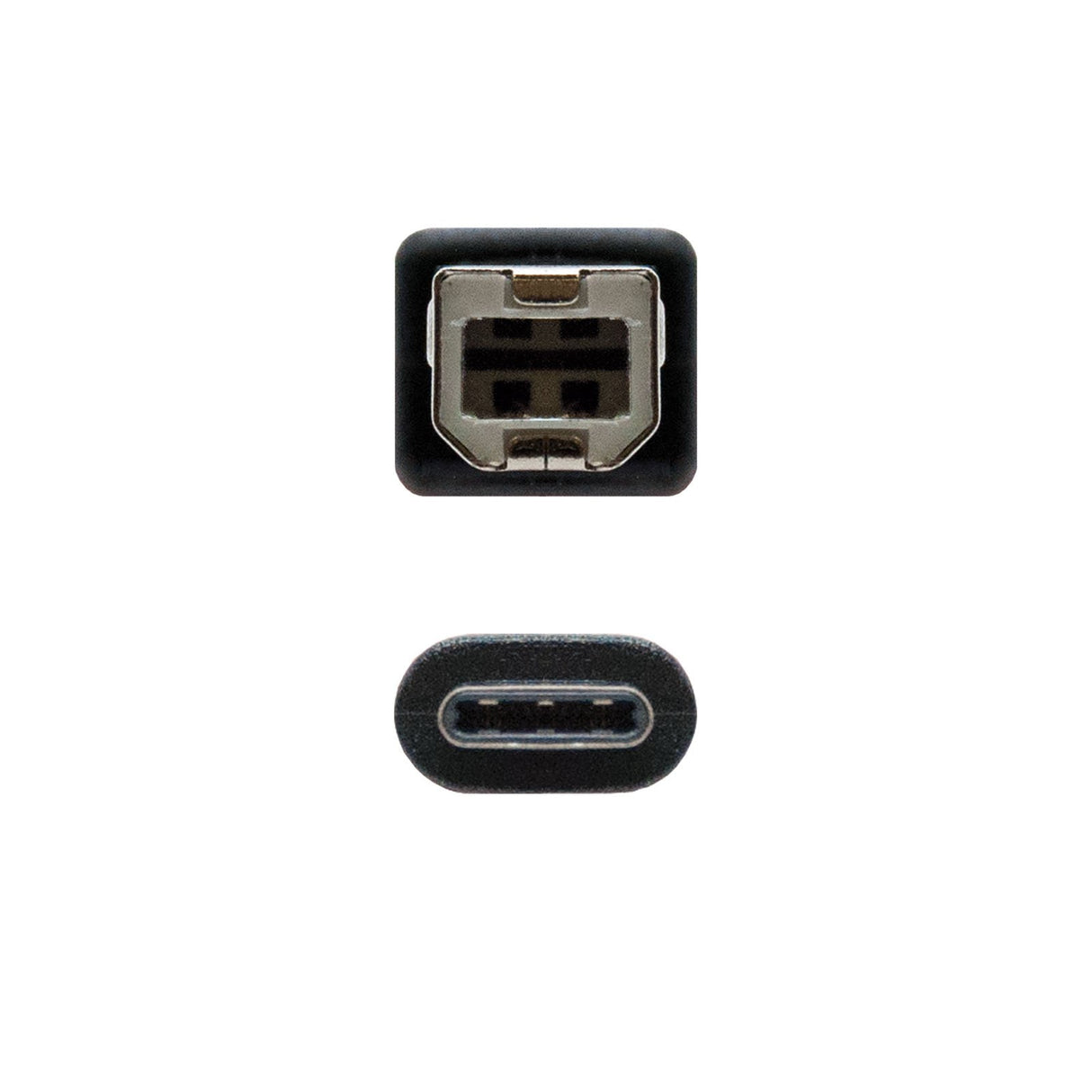 EAN 8433281007734 - Nanocable USB 2.0, 1m cable USB USB C USB B Negro imagen 3