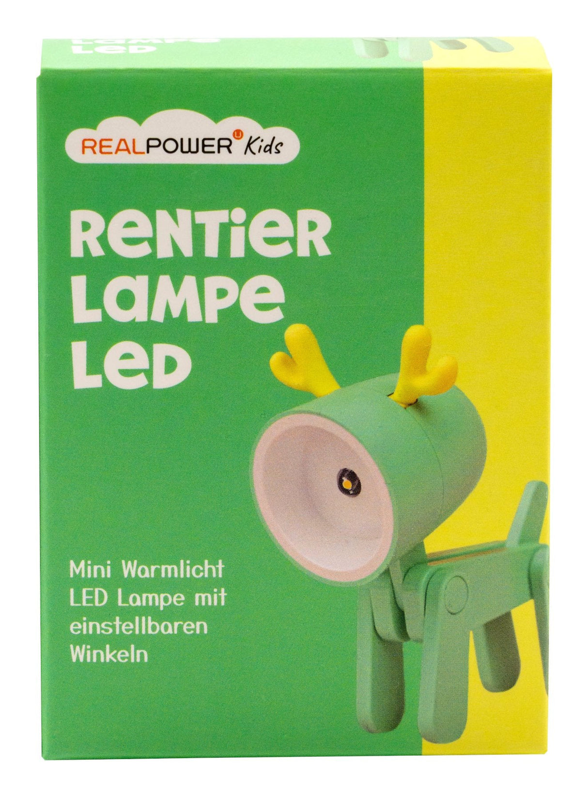 Lámpara De Mesa Realpower 486259 Led Verde