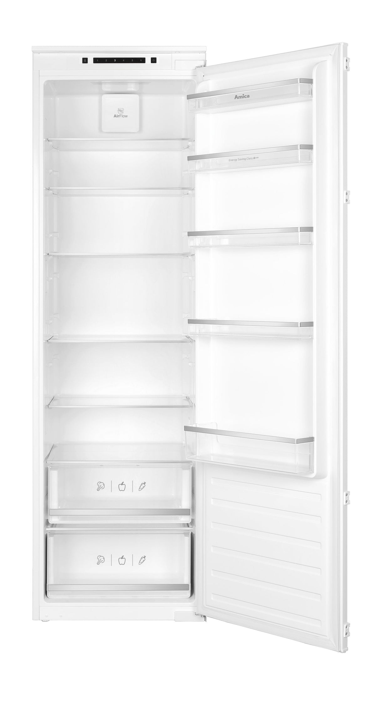 EAN 5906006912802 - Amica EVKSS 357 200 frigorífico Integrado 316 L Blanco imagen 2