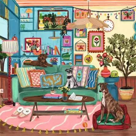 Ravensburger Puzzle Art & Soul - Happy Place, Acogedor Lugar 750 Partes 12001543