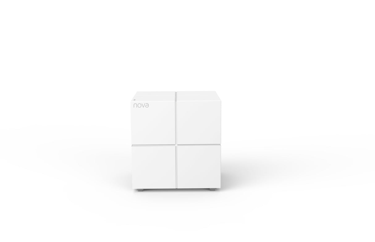 Sistema Mesh Wifi Tenda Mw6-Nova 3 Unidades Wifi A/Ac/B/G/N/ 600m2 2 Puertos Gigabit Gestión Por App