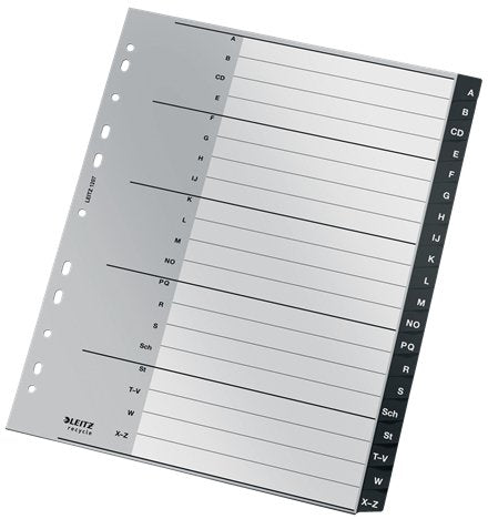 Leitz Ordnerregister Vollformat, Ancho Extra A-Z Din A4
