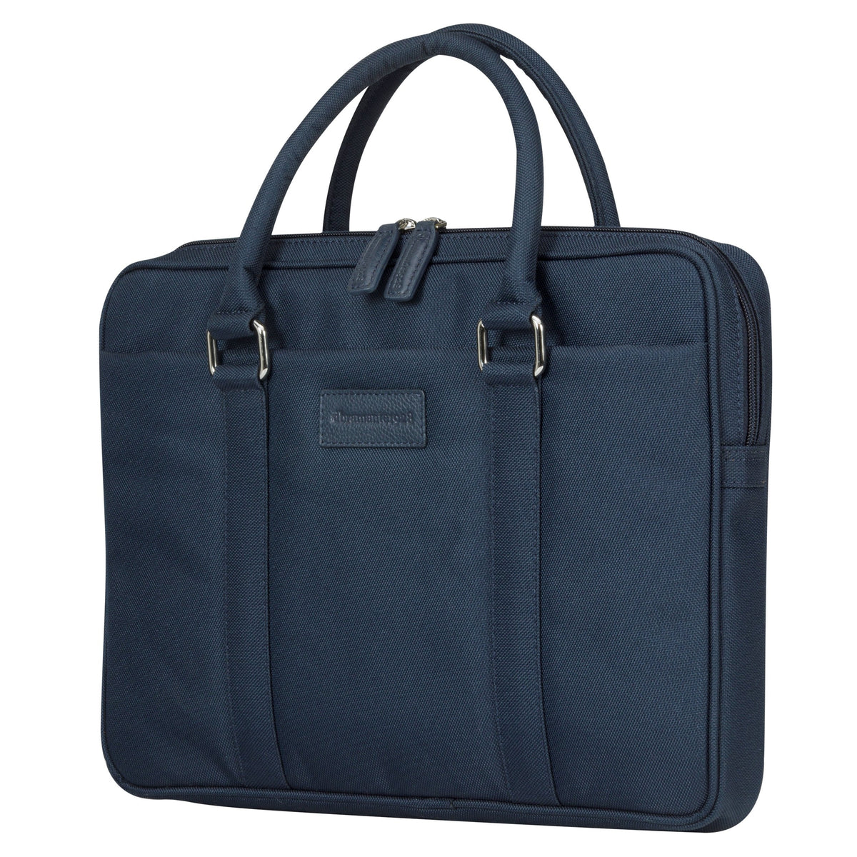 Dbramante1928 Stelvio Slim Laptop Bag Pure Funda De Transporte Para Portátil 14" Azul Hardware Con Acabado Plateado