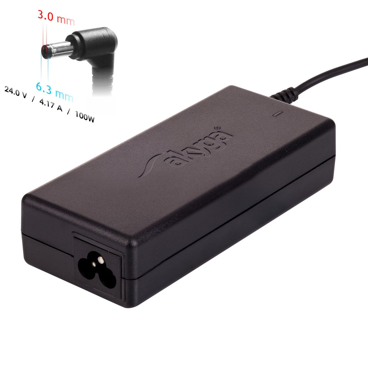 EAN 5901720136329 - Akyga AK-ND-73 adaptador e inversor de corriente Interior 100 W Negro imagen 1