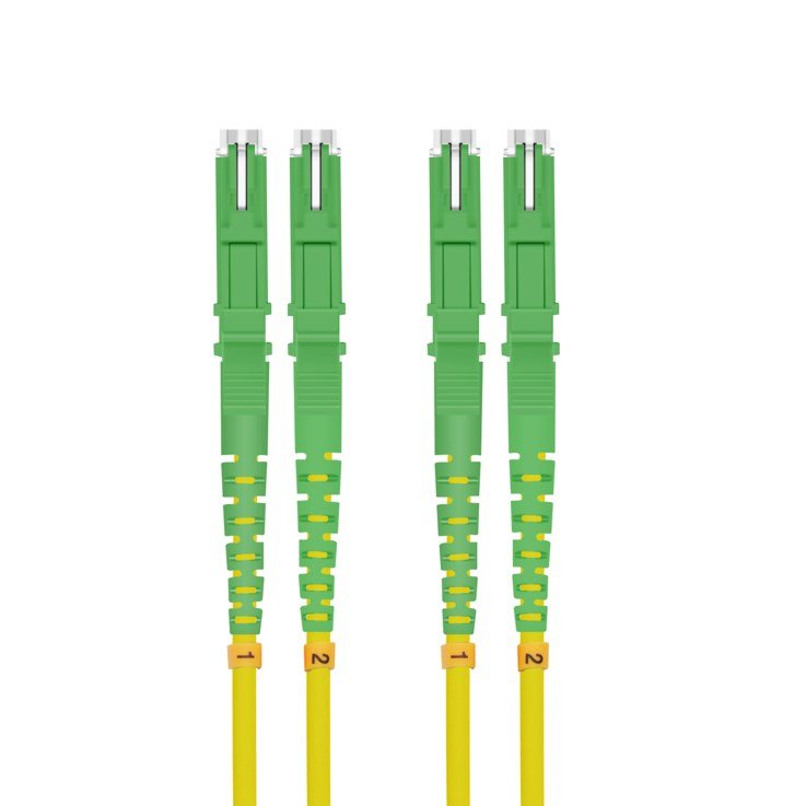Helos Lwl Cable De Red E2000® Apc/E2000® Apc (Lsh) Duplex 9/125?M Os2 Amarillo 5,0m
