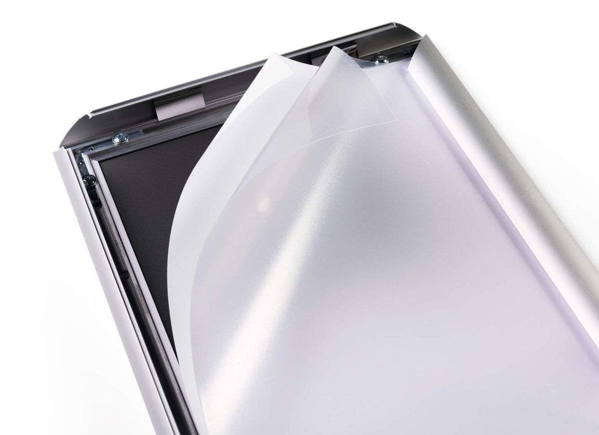 Marco Abatible Aluminium A5 Plateado