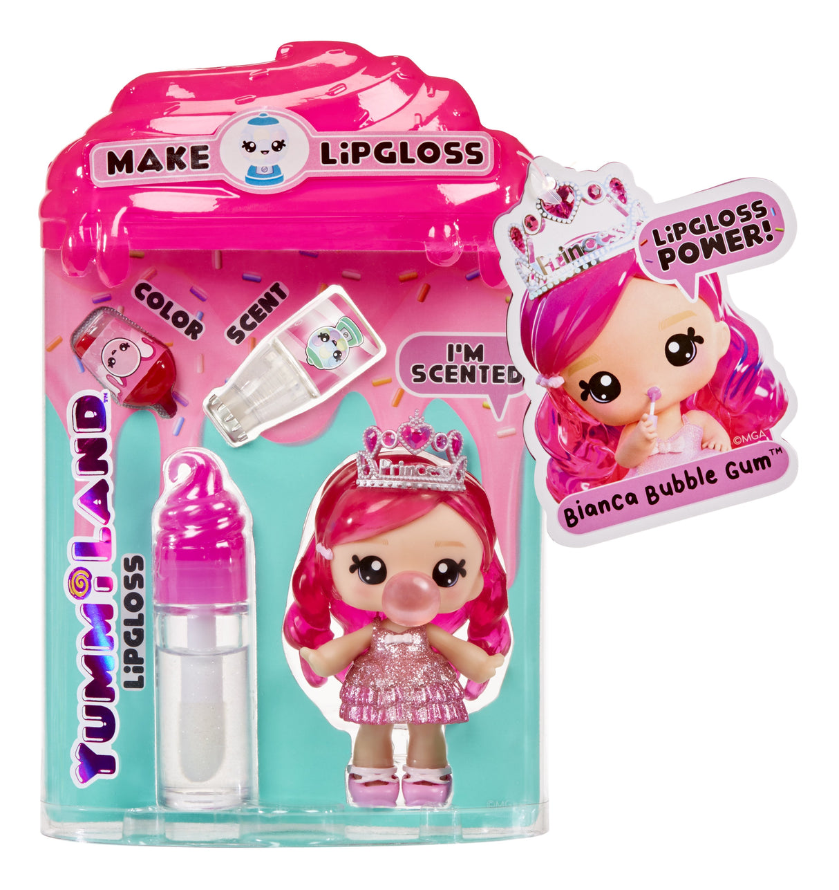 EAN 0035051120711 - MGA Entertainment Yummiland Lipgloss Doll- Bianca Bubblegum imagen 8