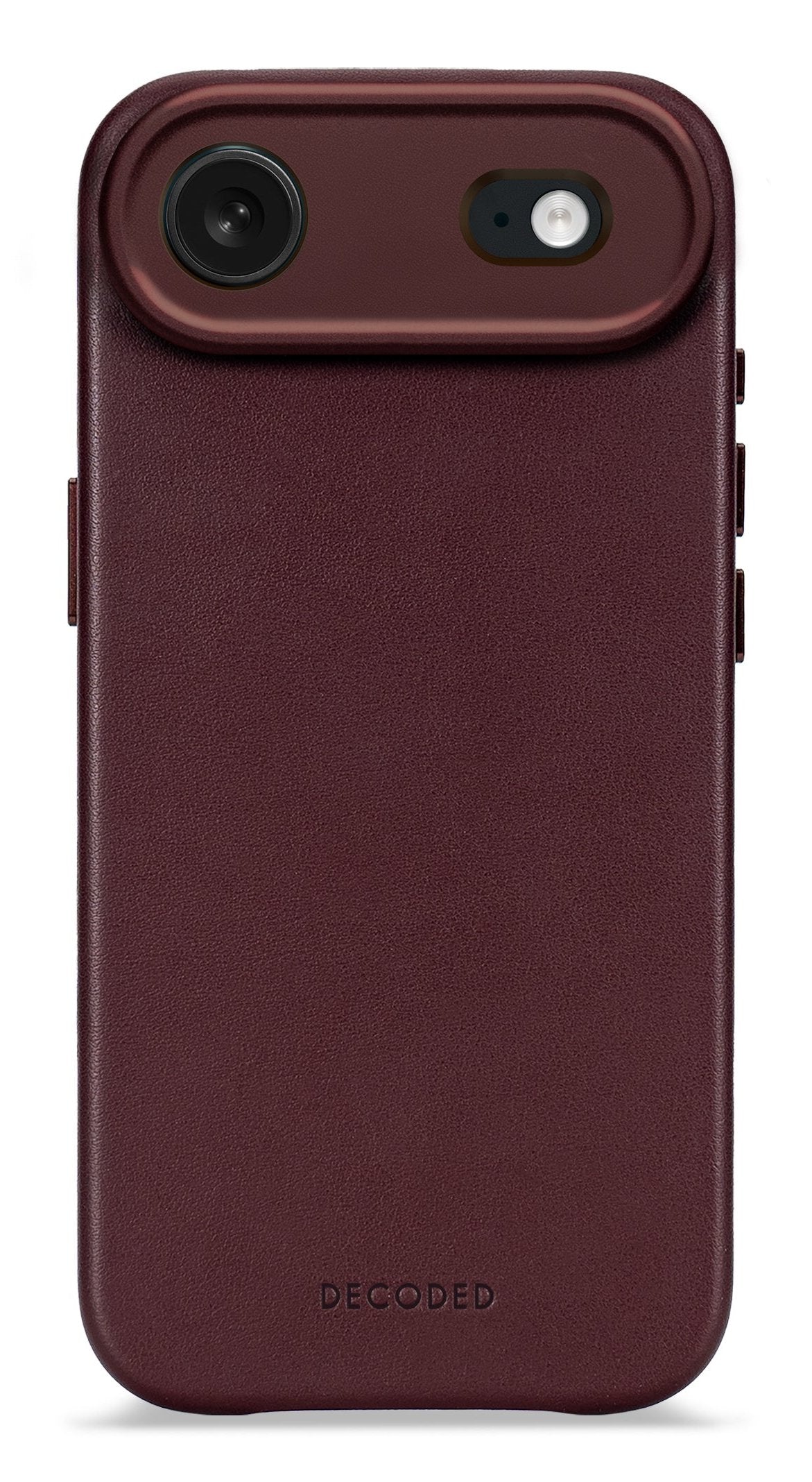 Decoded Leather Backcover Iphone 17 Air Dark Ruby