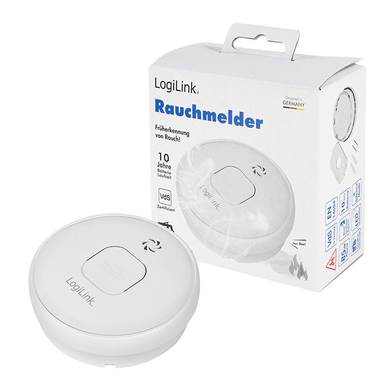 Logilink Sc0016 Detector De Humo Detector Fotoeléctrico De Reflexión Inalámbrico