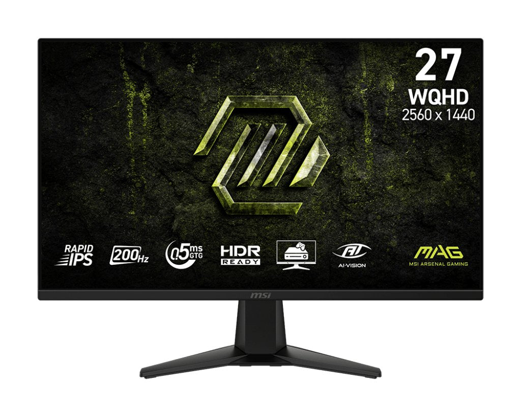 Monitor Msi Mag 275qf E20 27" Rapid Ips Wqhd 200hz 300cd M2 0.5ms Hdmi2.0x2 Dp