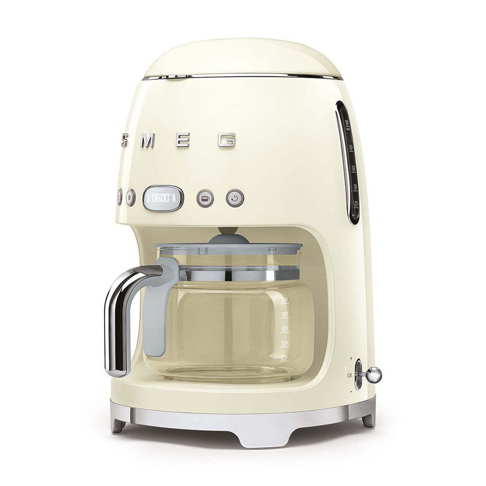 Cafetera De Goteo Smeg Dcf02creu 1,4 L, 1050 W, Color Crema
