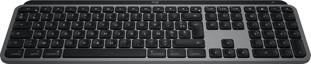 EAN 5099206114685 - Logitech Master MX Keys S for Mac teclado Oficina RF Wireless + Bluetooth AZERTY Francés Aluminio, Negro imagen 2