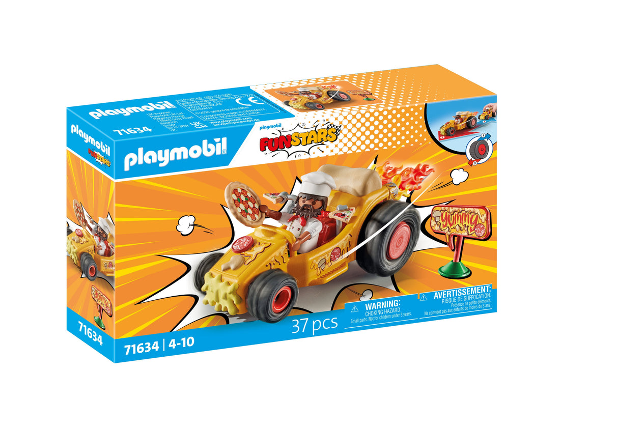 Playmobil 71634 Funstars Racing Pizza, Juguete De Construcción 71634