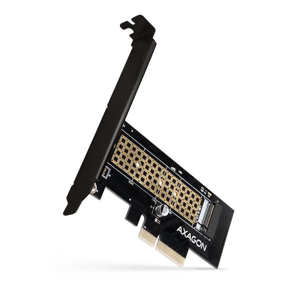 Axagon Pcem2-N Tarjeta Pcie X4, 1 Ranura M.2 Nvme M-Key, Sp Y Lp